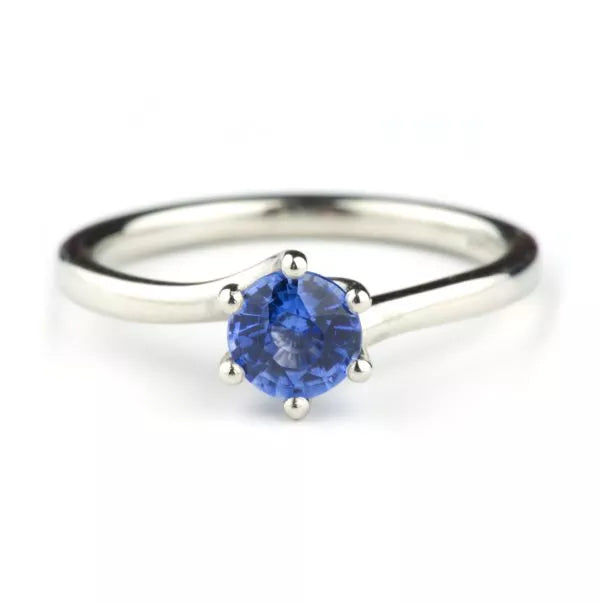 Sapphire Seas Engagement Ring