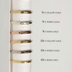 Diamond Wishbone Ring - Gentle Curve - Boutee