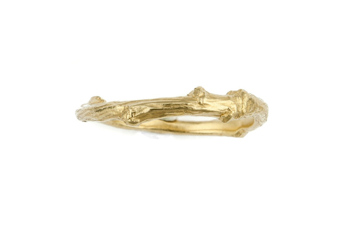 Gold Twig Band Ring - Boutee