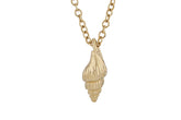 Tiny gold dog whelk pendant - Boutee