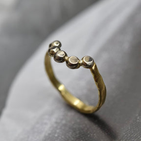Tiara Ring in 18ct Yellow and White Gold - Boutee