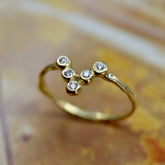 Diamond Tiara Ring in 18ct Yellow Gold - Boutee