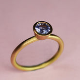 22ct & 18ct Gold Sri Lankan Sapphire Ring - Boutee
