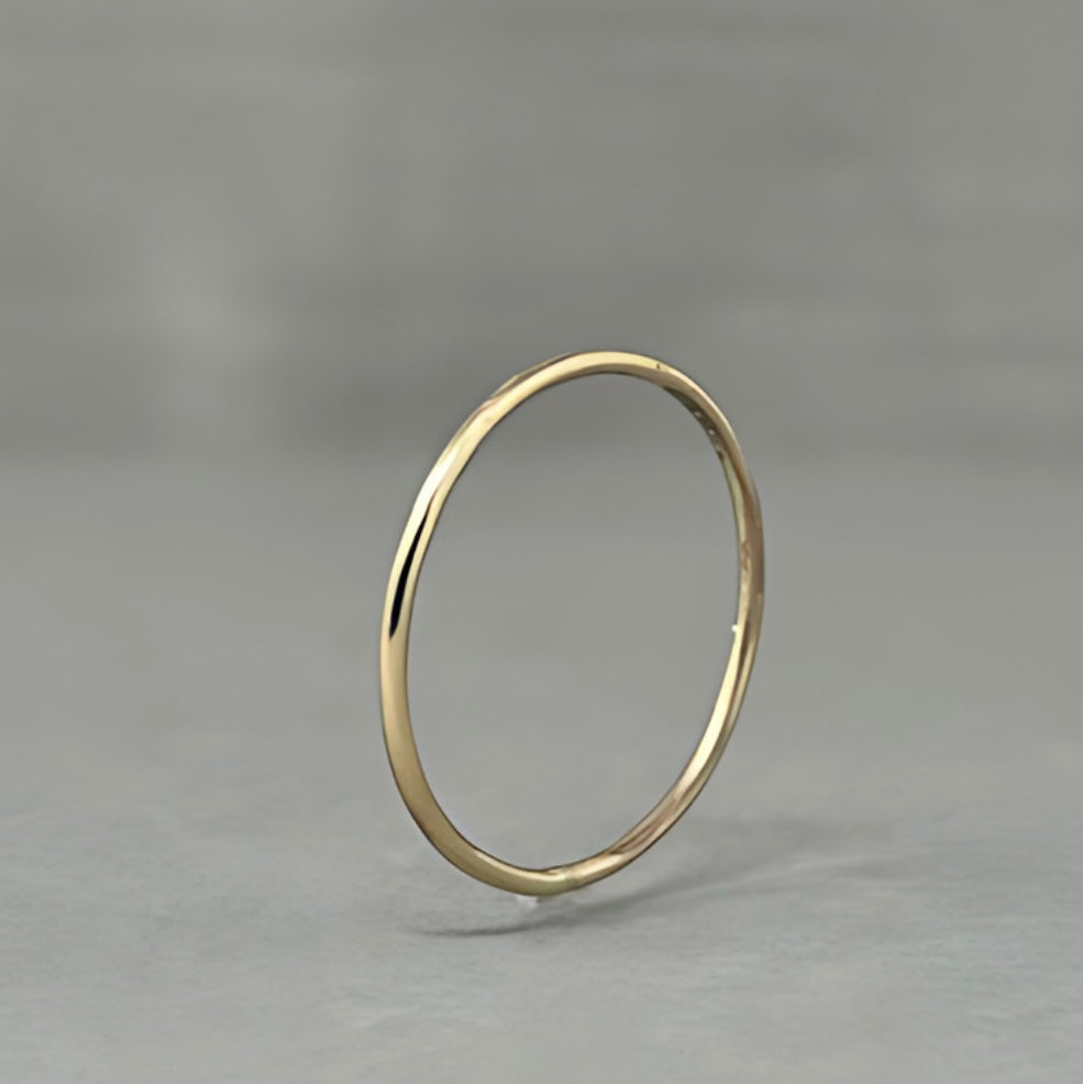 1mm Thin Gold Wedding Ring - Boutee