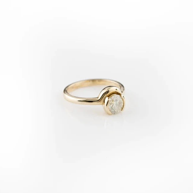 Floating Solitaire Diamond Ring - Boutee