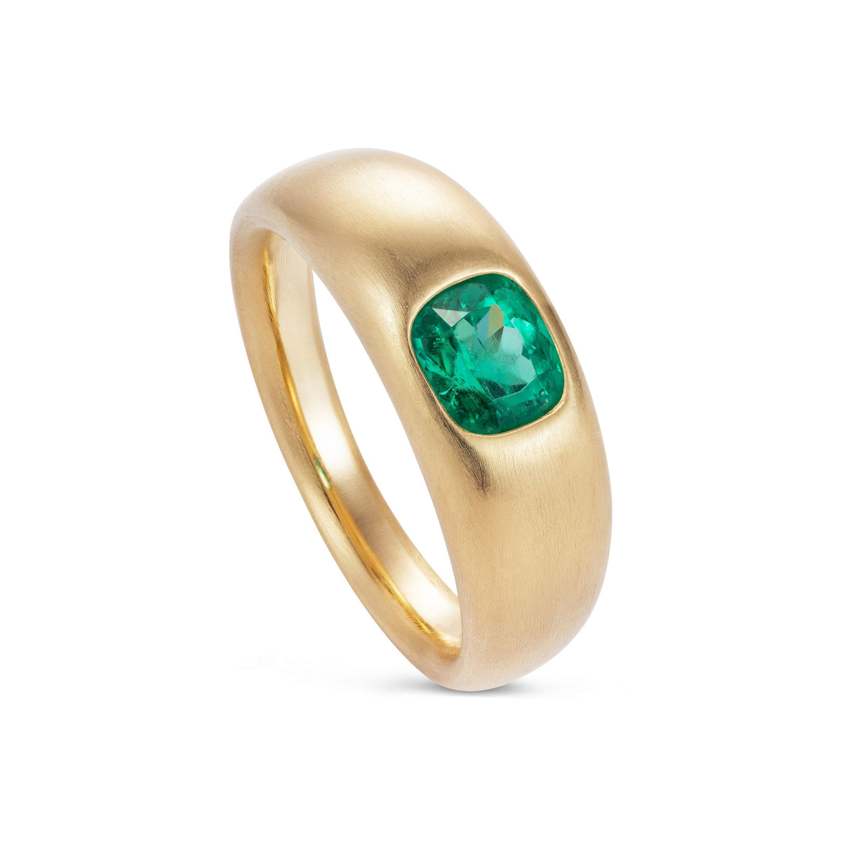Emerald Gipsy Set Ring