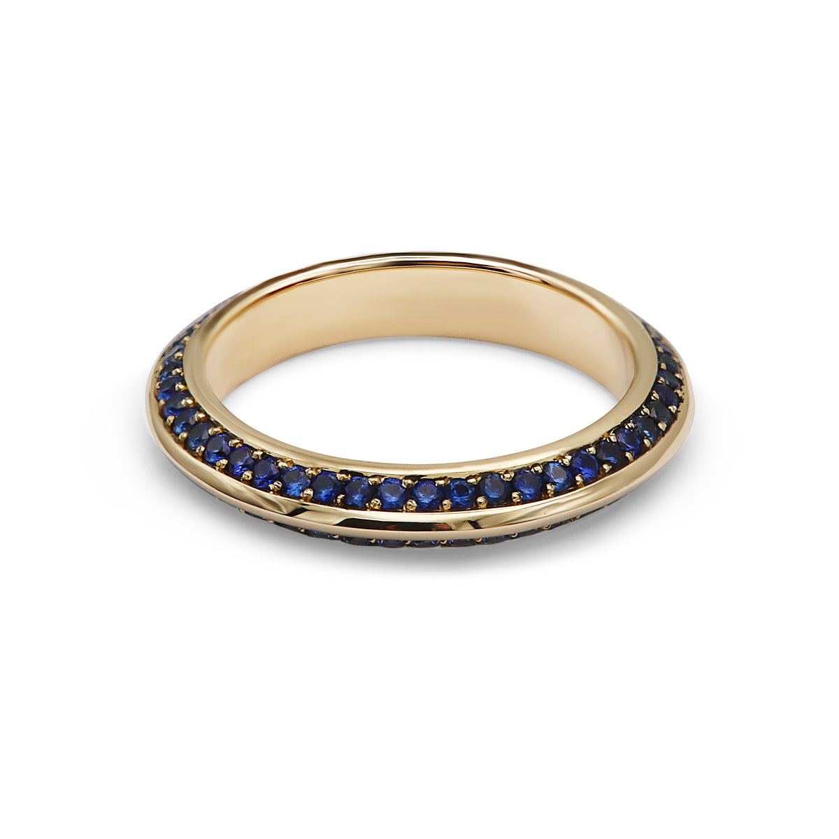 Two-Tone Knife-Edge Ring