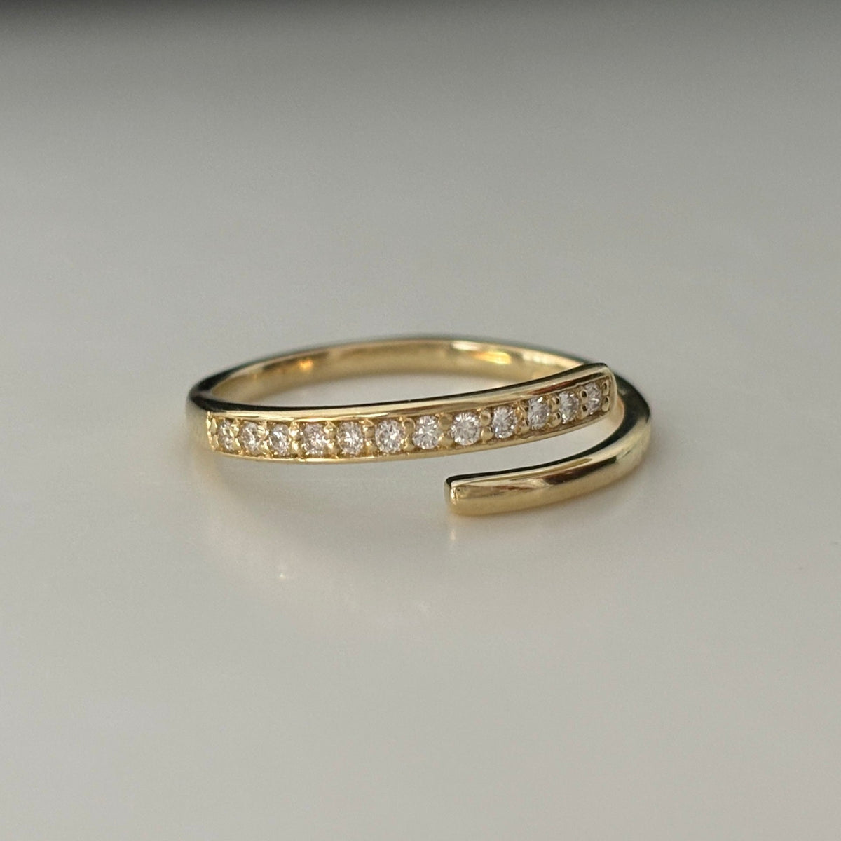 Wrap Around Diamond Ring - Boutee