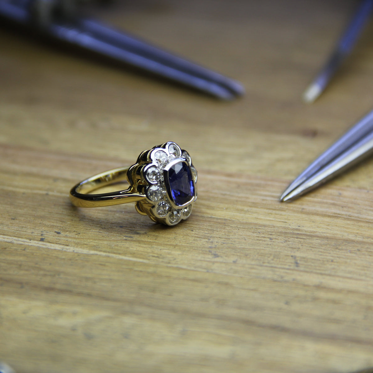 Antique Sapphire & Diamond Re-model - Boutee