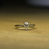 Pear Shaped Diamond Solitaire - Boutee