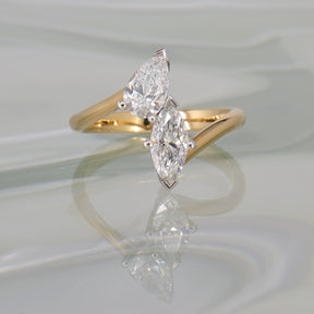 Diamond Moi et Toi Ring