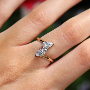 Diamond Moi et Toi Ring
