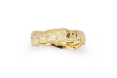 Wide Bark Textured Ring - Boutee