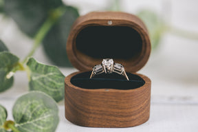 Contemporary Twist on Art Deco Engagement Ring - Boutee