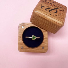 18ct Gold Set Tsavorite Garnet Ring