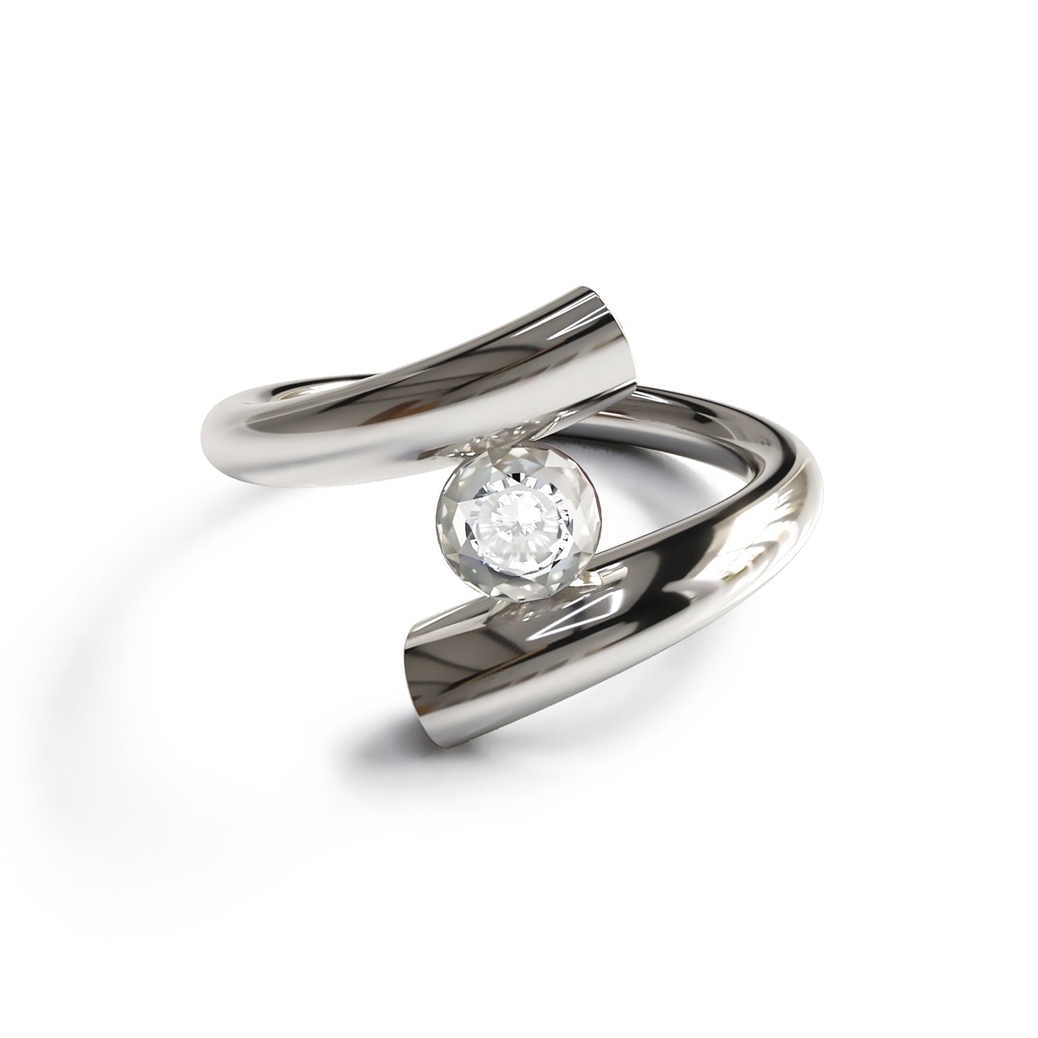 Acceptance Twist Engagement Ring - Boutee