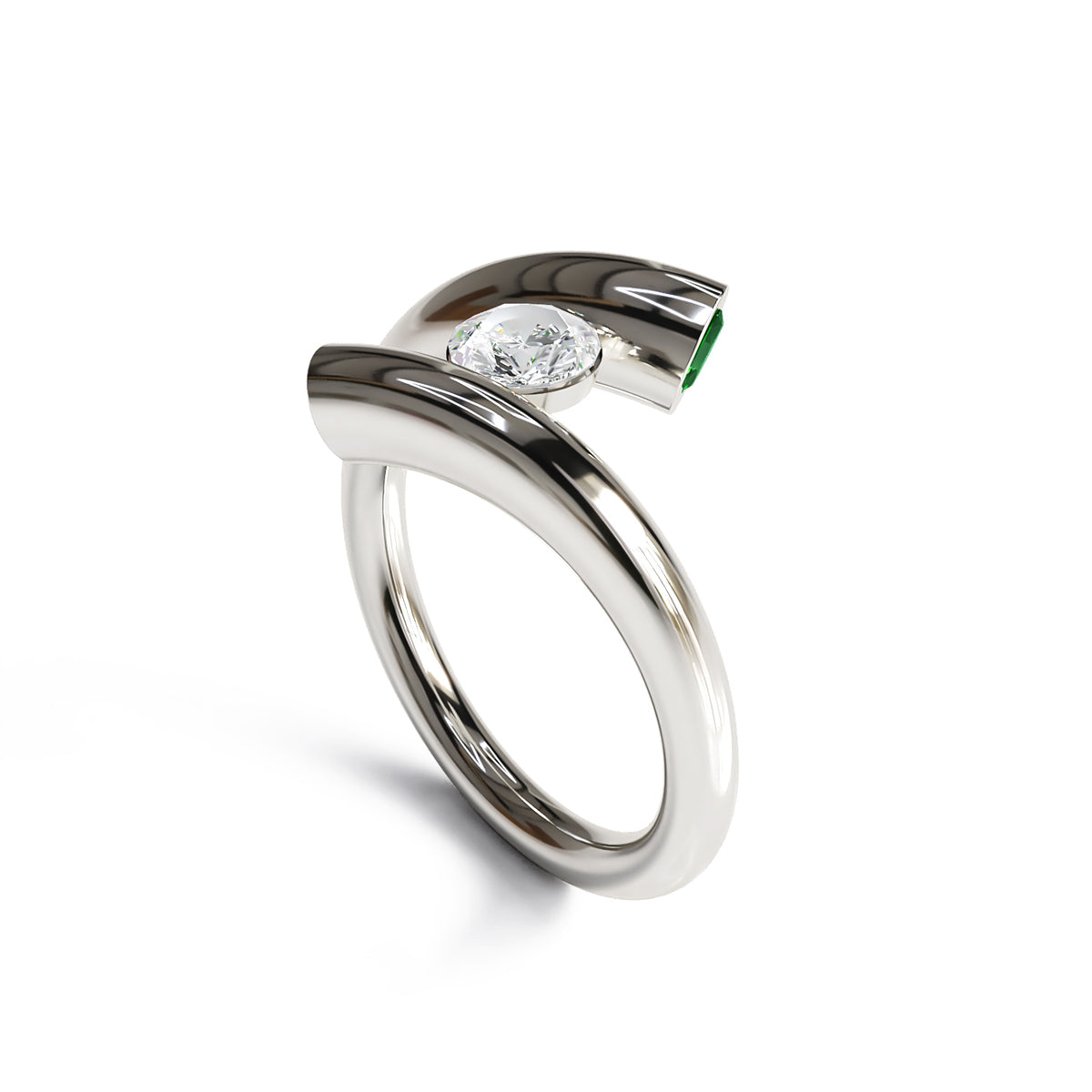Acceptance Twist Engagement Ring - Boutee