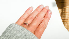 Ruby Small Constellation Ring - Boutee