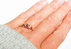 Ruby Small Constellation Ring - Boutee