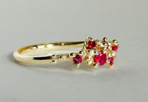 Ruby Small Constellation Ring - Boutee