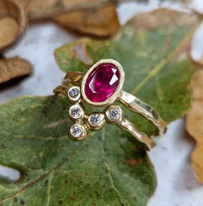 Diamond Tiara Ring in 18ct Yellow Gold - Boutee