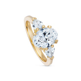 Diamond Trilogy Engagement Ring - Boutee