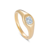 Gispy Diamond Ring in Yellow Gold - Boutee