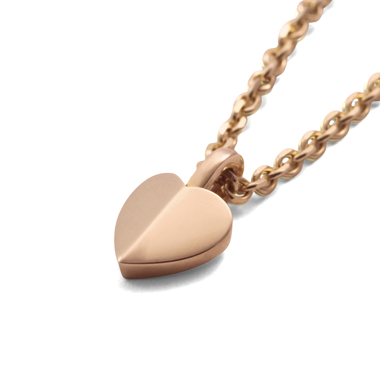 Dinky Knife Edge Heart Pendant - Boutee