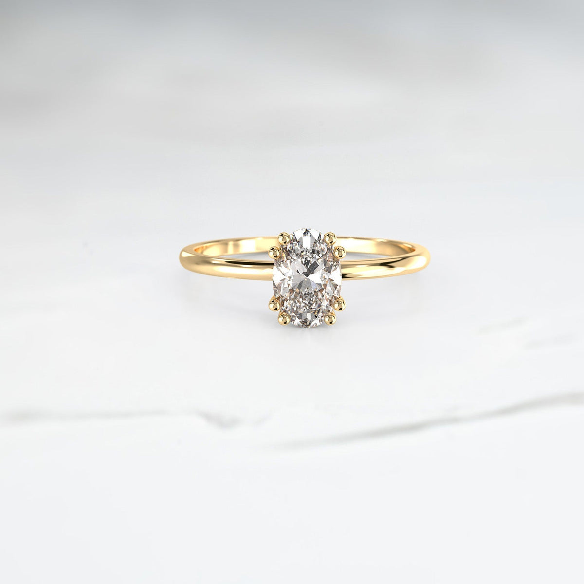 Diamond Aurora Ring - Lelya - bespoke engagement and wedding rings made in Scotland, UK