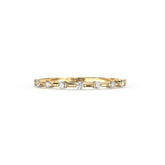 Diamond Ice Band - Lelya - bespoke engagement and wedding rings made in Scotland, UK