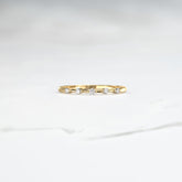 Diamond Ice Band (Semi) - Lelya - bespoke engagement and wedding rings made in Scotland, UK