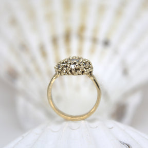 Cove Diamond Cluster ring