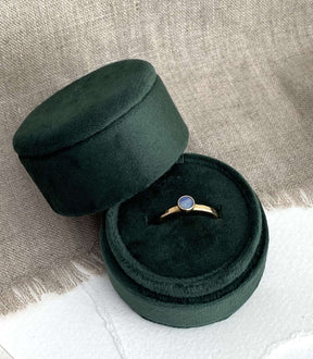 Five Ruby Crown Set Ring - Boutee