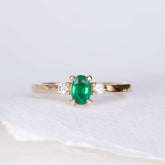 Emerald and Diamond Ring - Boutee