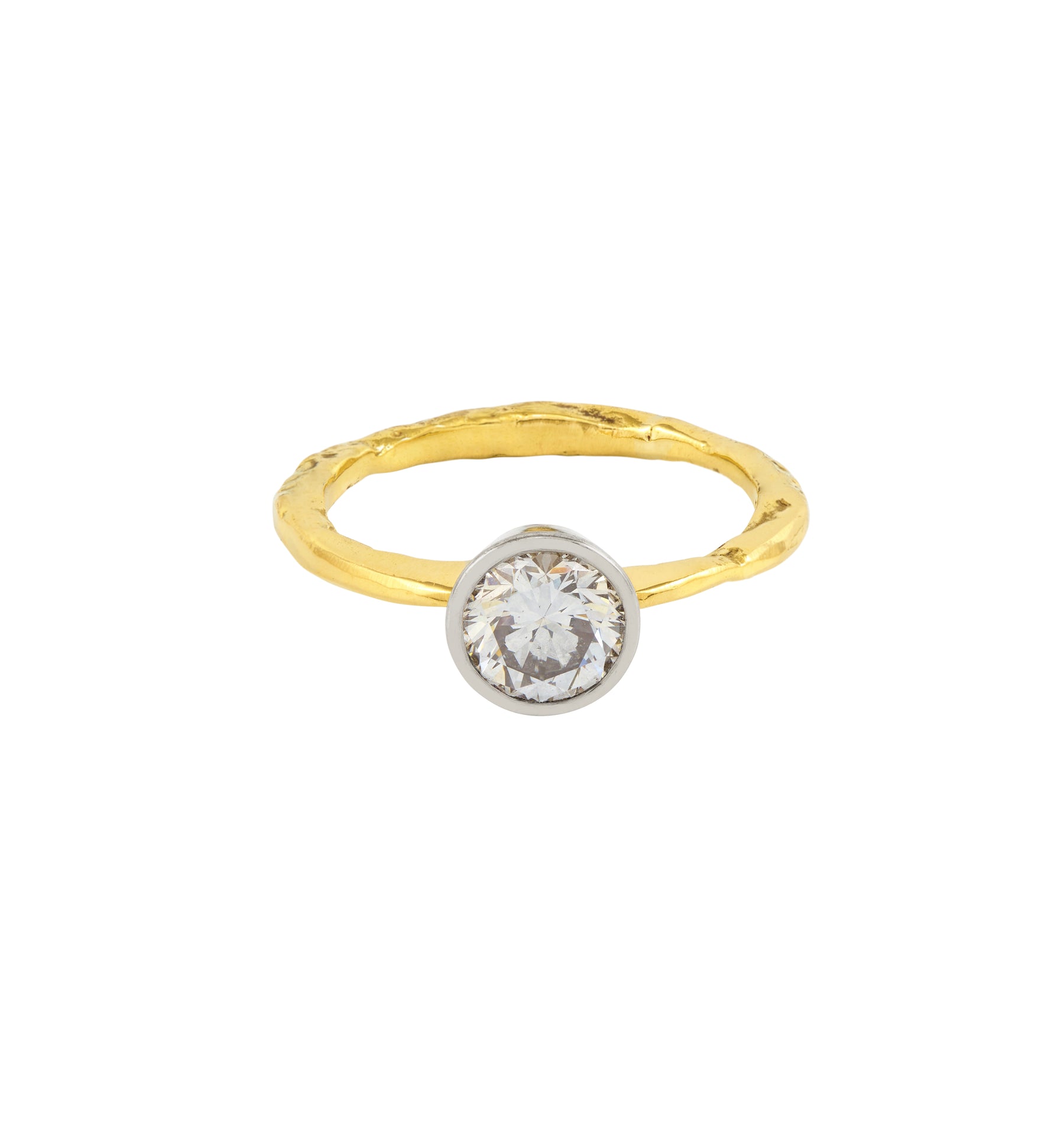1ct Diamond Solitaire Ring | 18ct Yellow Gold - Boutee