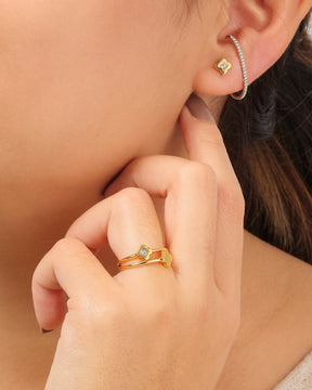 Ray Diamond Earrings - Boutee