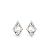 Pearl Iris Stud Earrings - Boutee