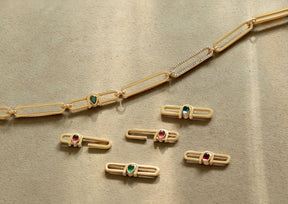 Poize Lock Malachite Necklace - Boutee