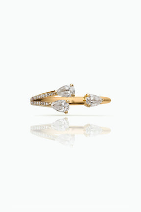 Forever Future Ring & Double Titanium Salute Ring - Boutee