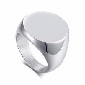 Large Engravable Signet Ring - Boutee