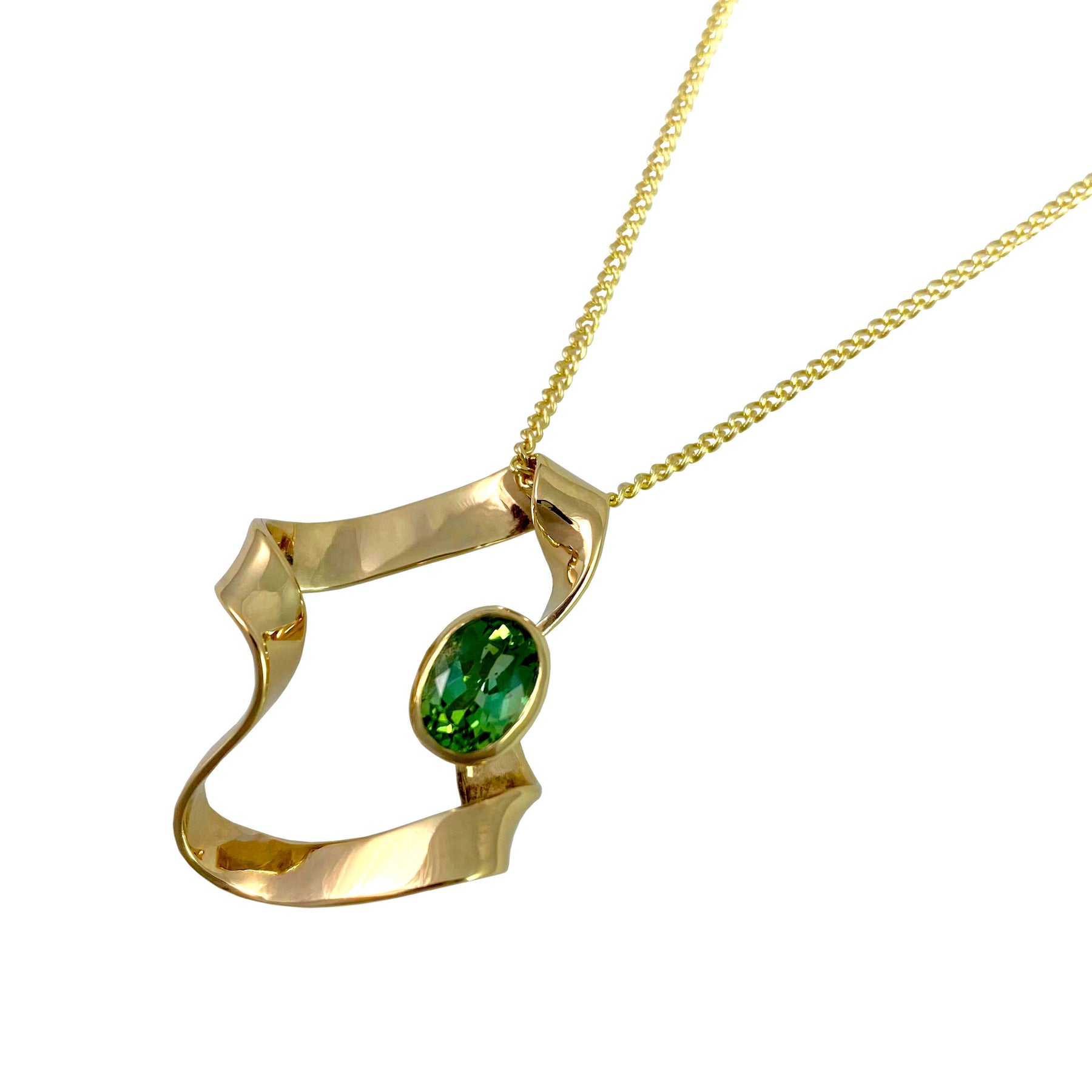 Seaweed Tourmaline Necklace - Boutee