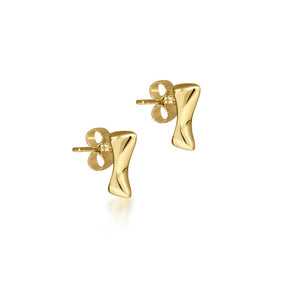 18ct Fairtrade Gold Meteor Stud Earrings - Boutee