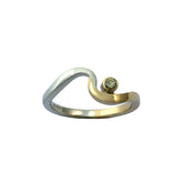 Calm Seas Diamond Two-Tone Ring - Boutee