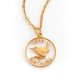 Wren Farthing Cut Out Necklace (1937-1956) - Boutee