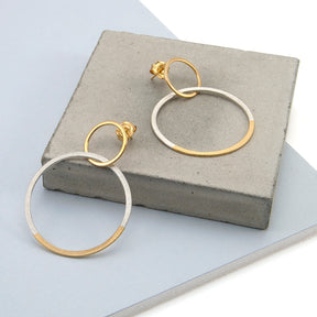 Double Ellipse Earrings - Boutee