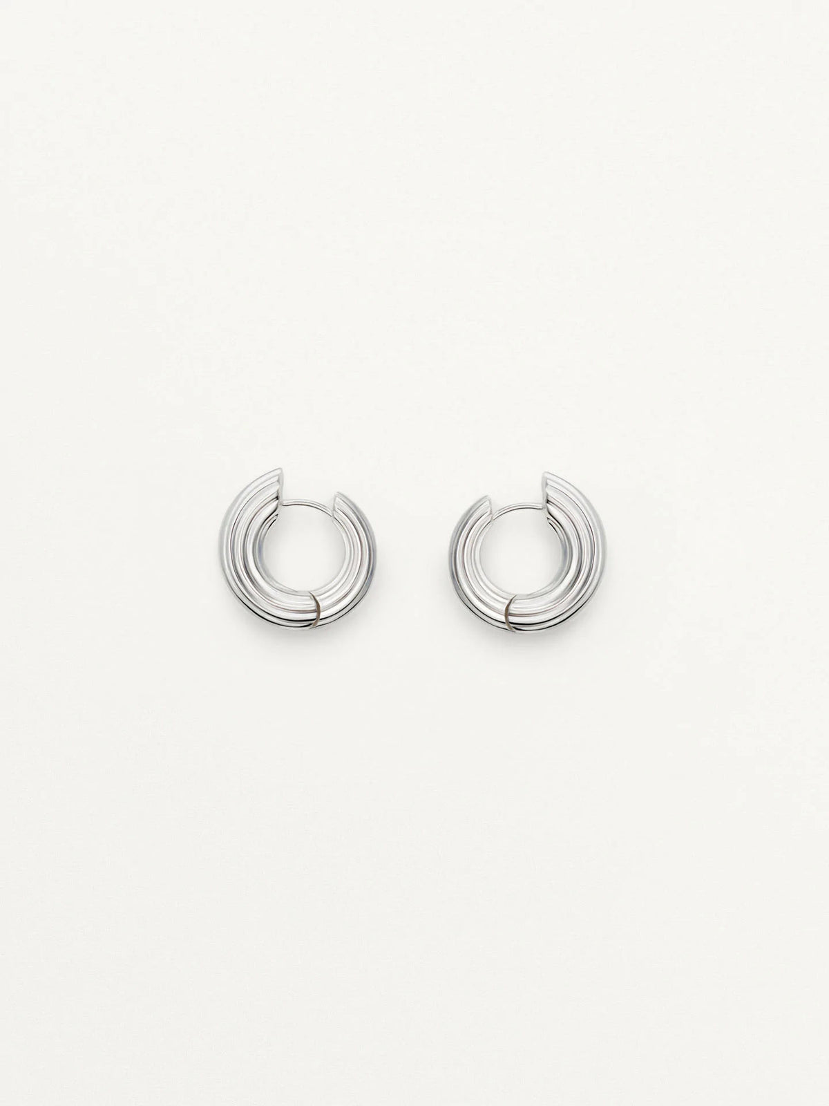 Small Non-Conformist Hoops – Sterling Silver - Boutee