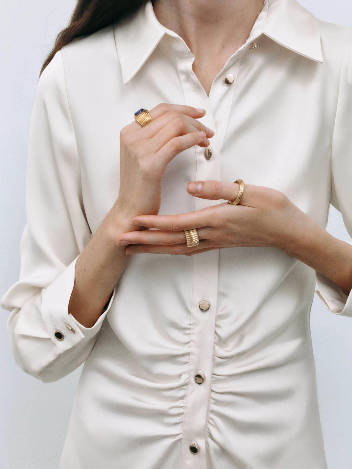 Neo Concrete Movement Ring – Gold Vermeil - Boutee