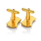 Half Crown Shield Cufflinks - Boutee