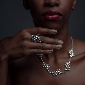 Sterling Silver Vulcan Choker Necklace - Boutee