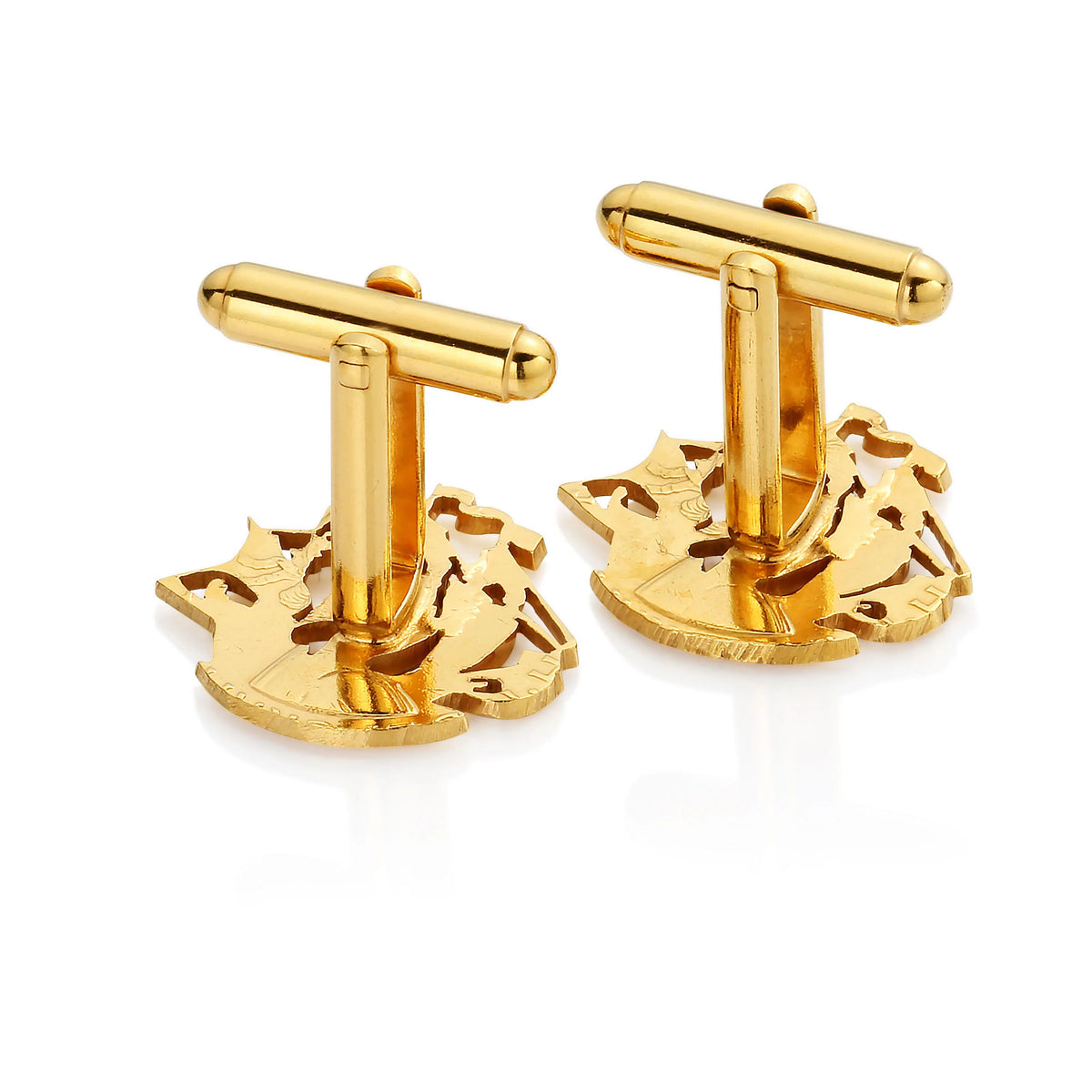 Halfpenny Ship Cut Out Cufflinks - Boutee